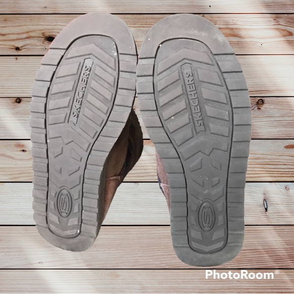 Skechers women’s Australia Boots Faux Fur Lined Suede Multicolor Ankle round toe - Picture 6 of 6